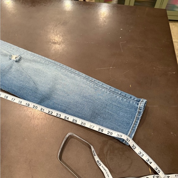 Hudson Jeans Women's Distressed Skinny Jeans - Blue - Picture 8 of 15